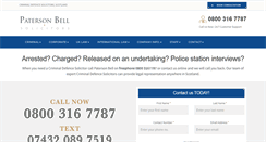 Desktop Screenshot of patersonbell.co.uk